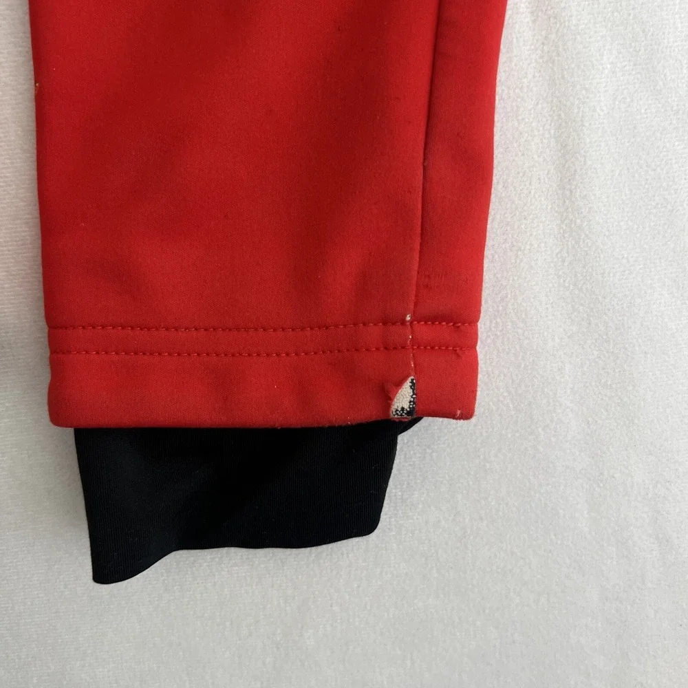 Columbia Jacket Womens Small Omni-Heat Red Hooded Coat‎ Full Zip Outerwear